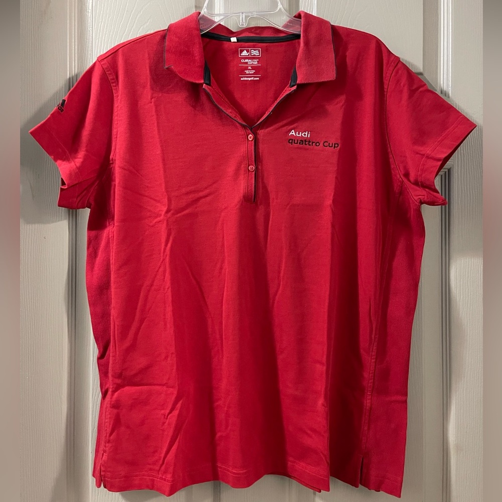 adidas Red Audi Quattro Cup Polo Shirt